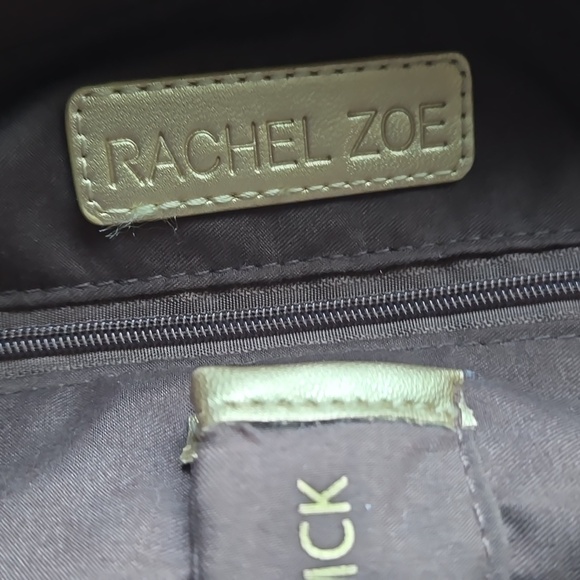 Rachel Zoe Black Tote with Gold Accents - Picture 17 of 17